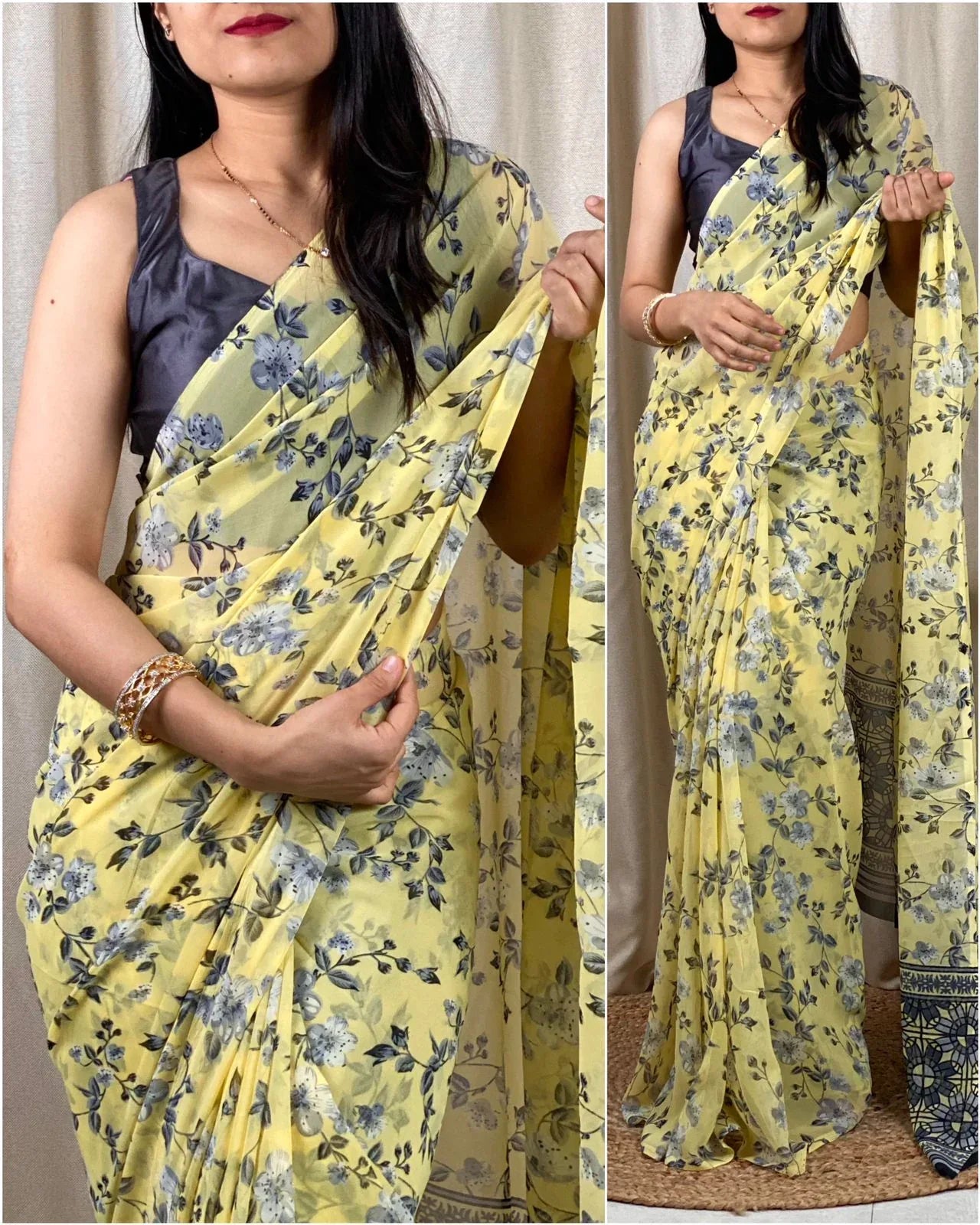 Party Wear Georgette Saree - Anant Exports