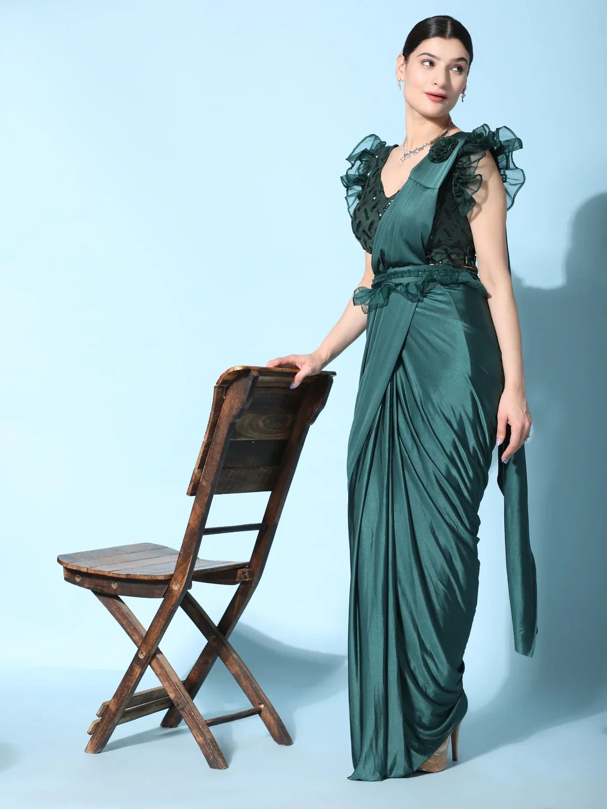 READY TO WEAR SAREE D.NO 1016403 - Anant Exports