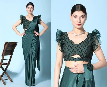 READY TO WEAR SAREE D.NO 1016403 - Anant Exports
