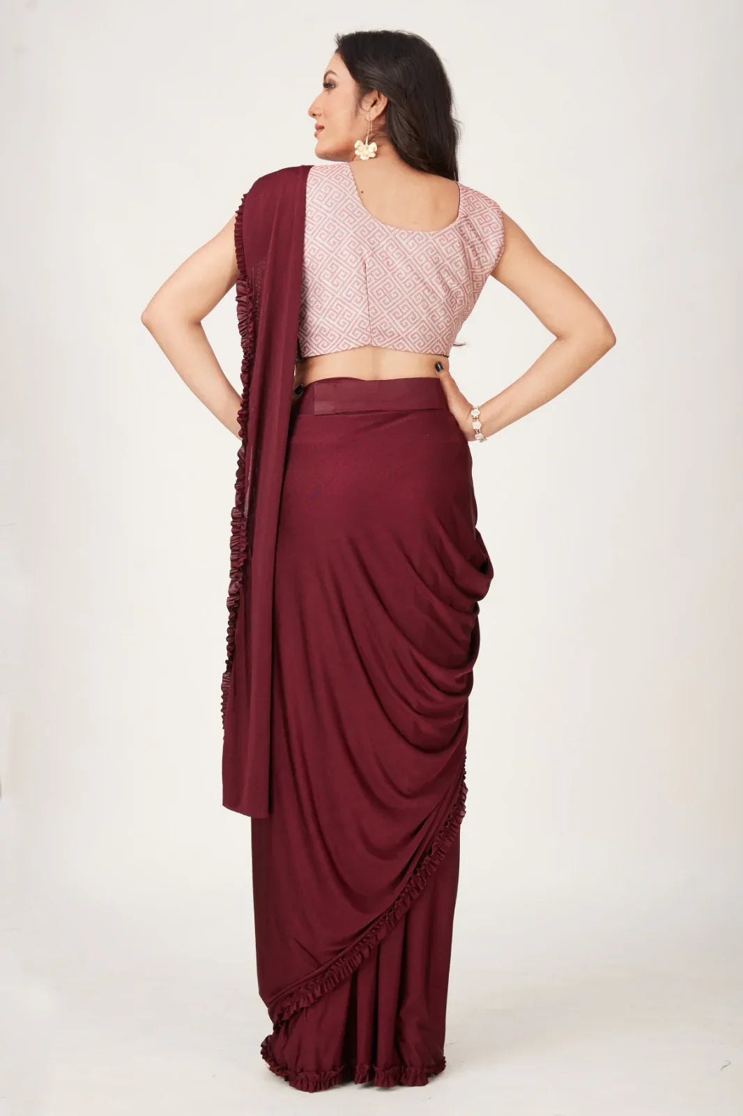 PARTY WEAR READYMADE SAREE D.NO 101001 