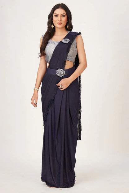 PARTY WEAR READYMADE SAREE D.NO 101001 