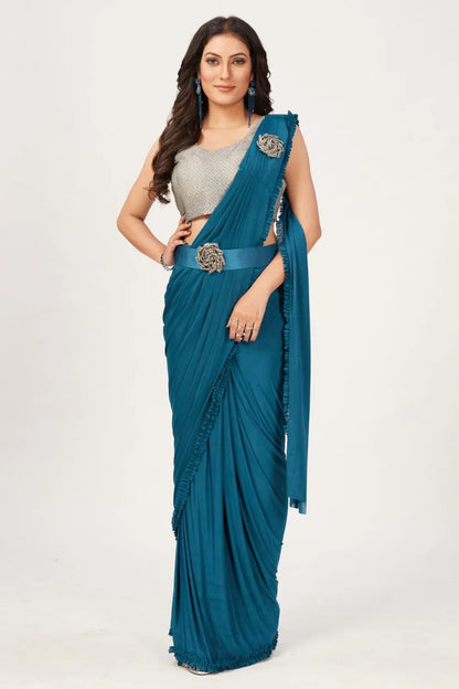 PARTY WEAR READYMADE SAREE D.NO 101001 