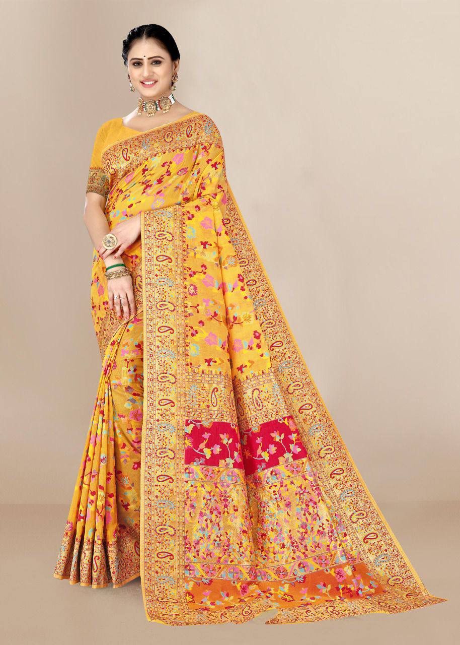 Party Wear Cotton Saree