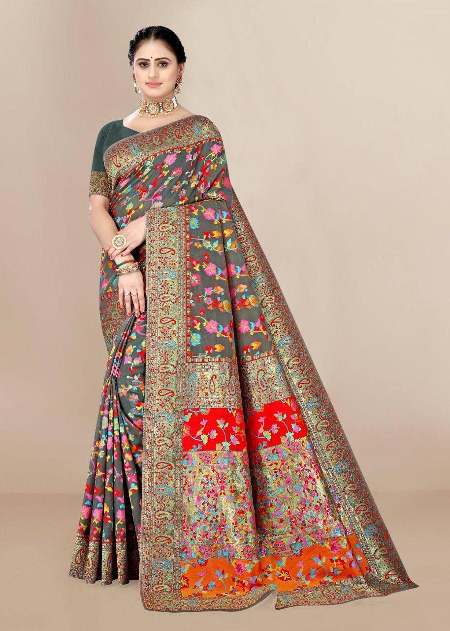 Party Wear Cotton Saree - Anant Exports