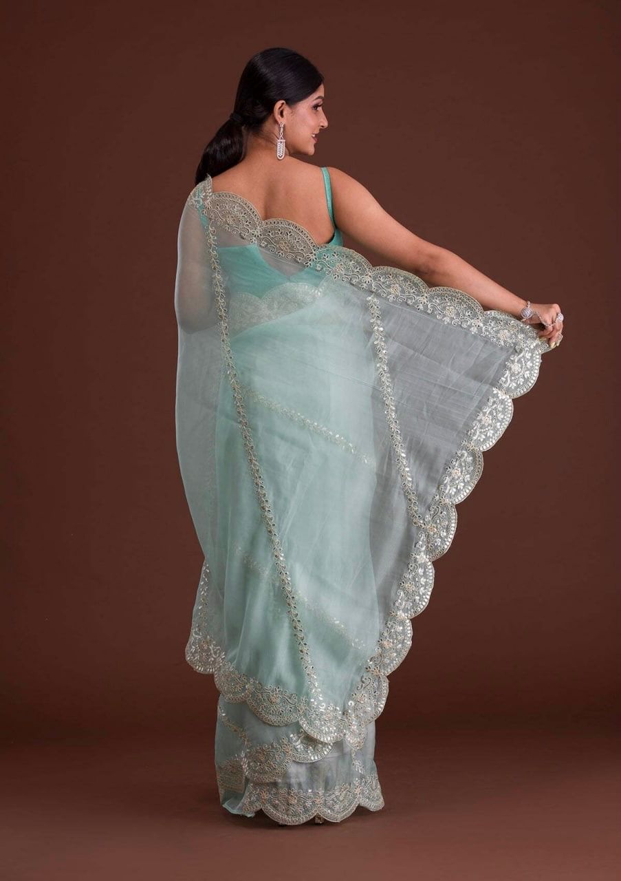 Mohini Heavy Orgenza silk Saree