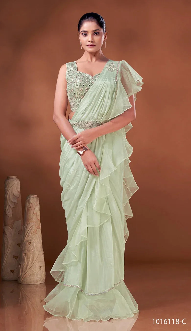 READY TO WEAR SAREE D.NO 1016118 - Anant Exports