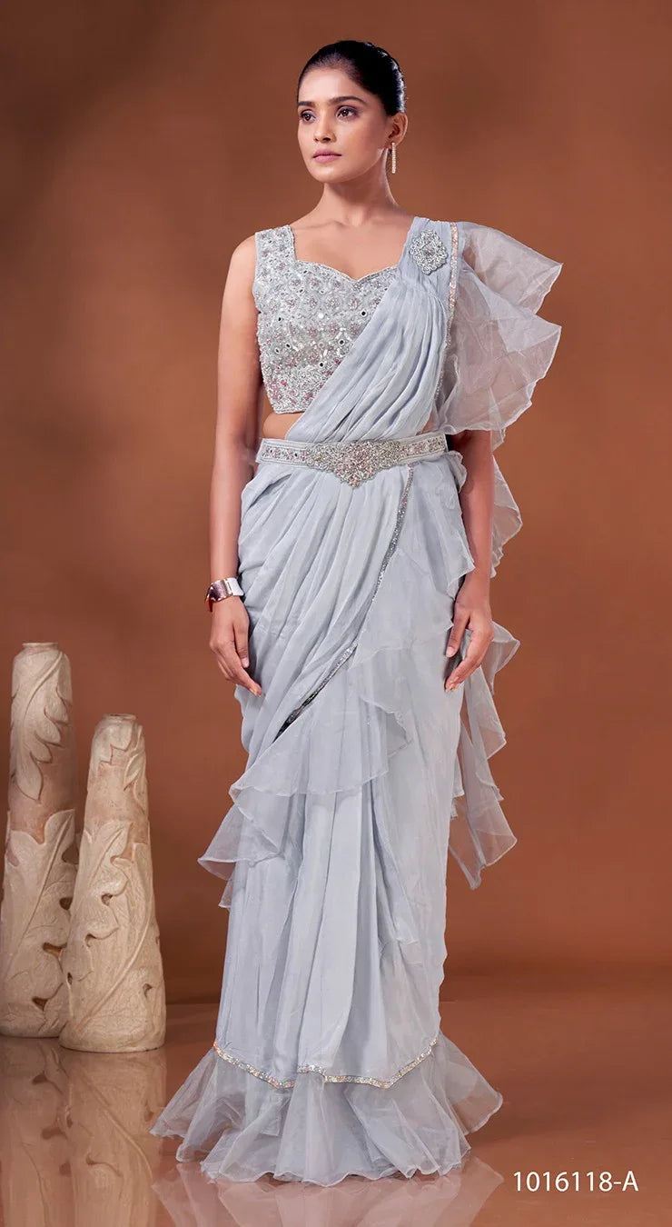 READY TO WEAR SAREE D.NO 1016118 - Anant Exports