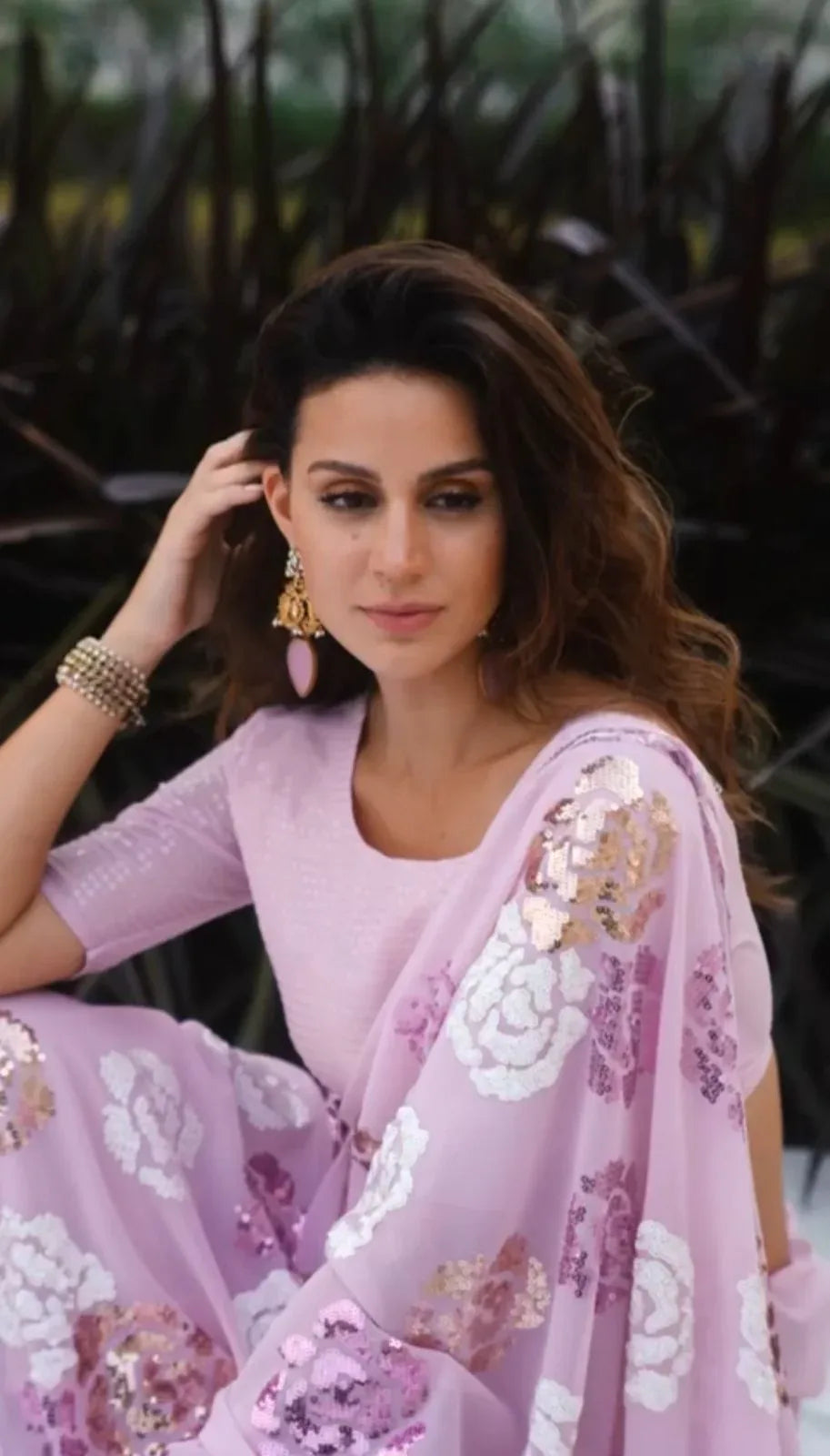 PARTY WEAR GEORGETTE SAREE - Anant Exports