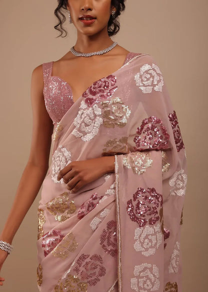 PARTY WEAR GEORGETTE SAREE - Anant Exports