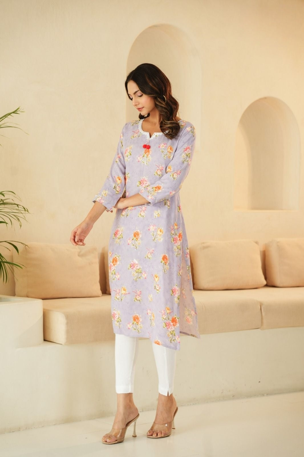 Party Wear Cotton Kurti