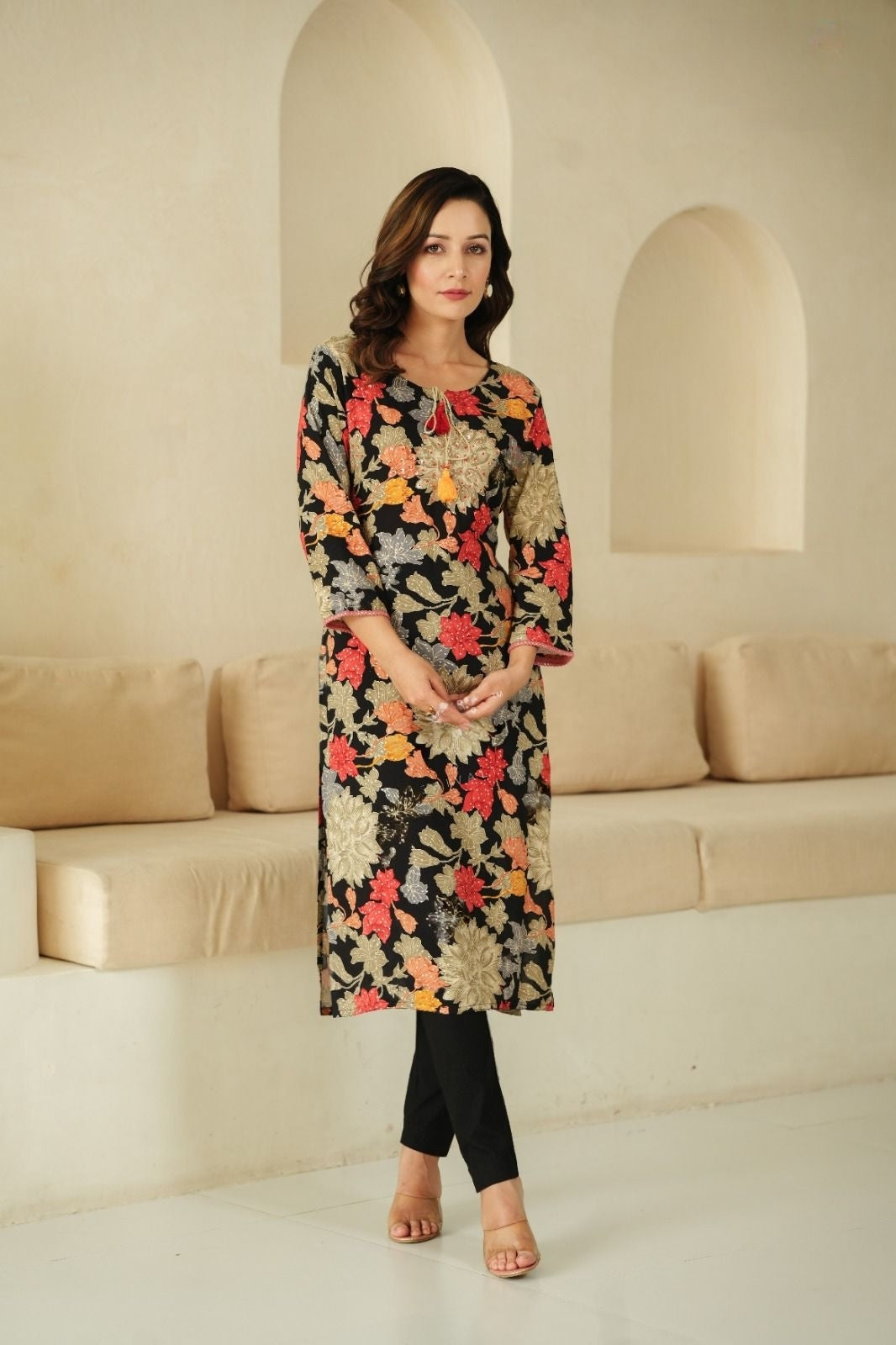 Party Wear Cotton Kurti