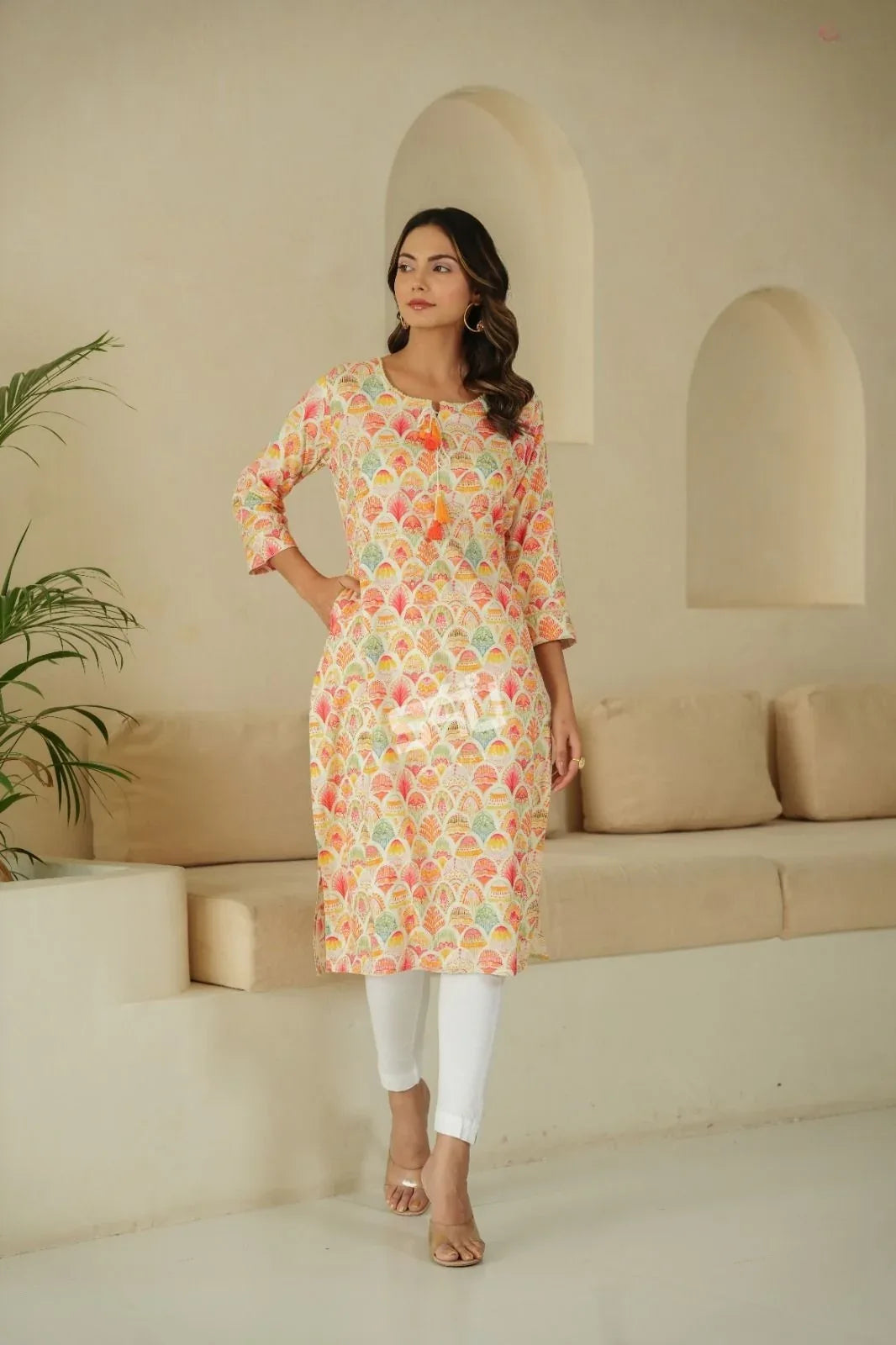 Party Wear Cotton Kurti - Anant Exports