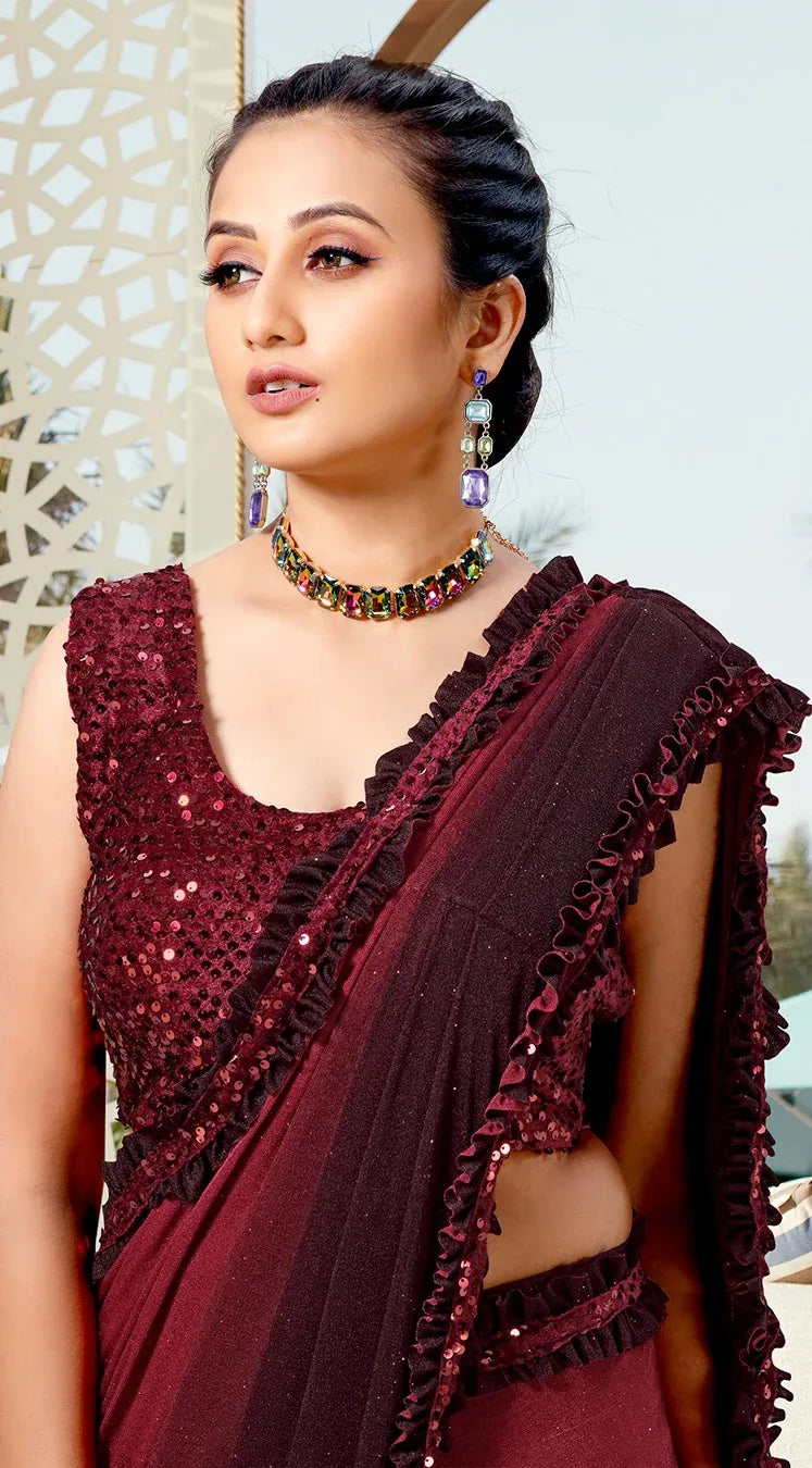 Ready to Wear Saree D.No 101714 - Anant Exports