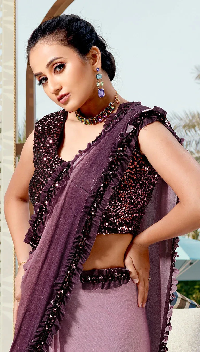 Ready to Wear Saree D.No 101714 - Anant Exports