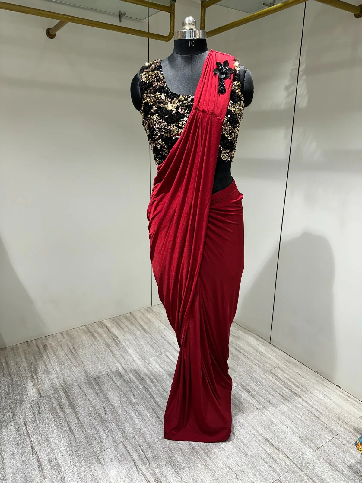 Ready to Wear Saree D.No 10136 - Anant Exports
