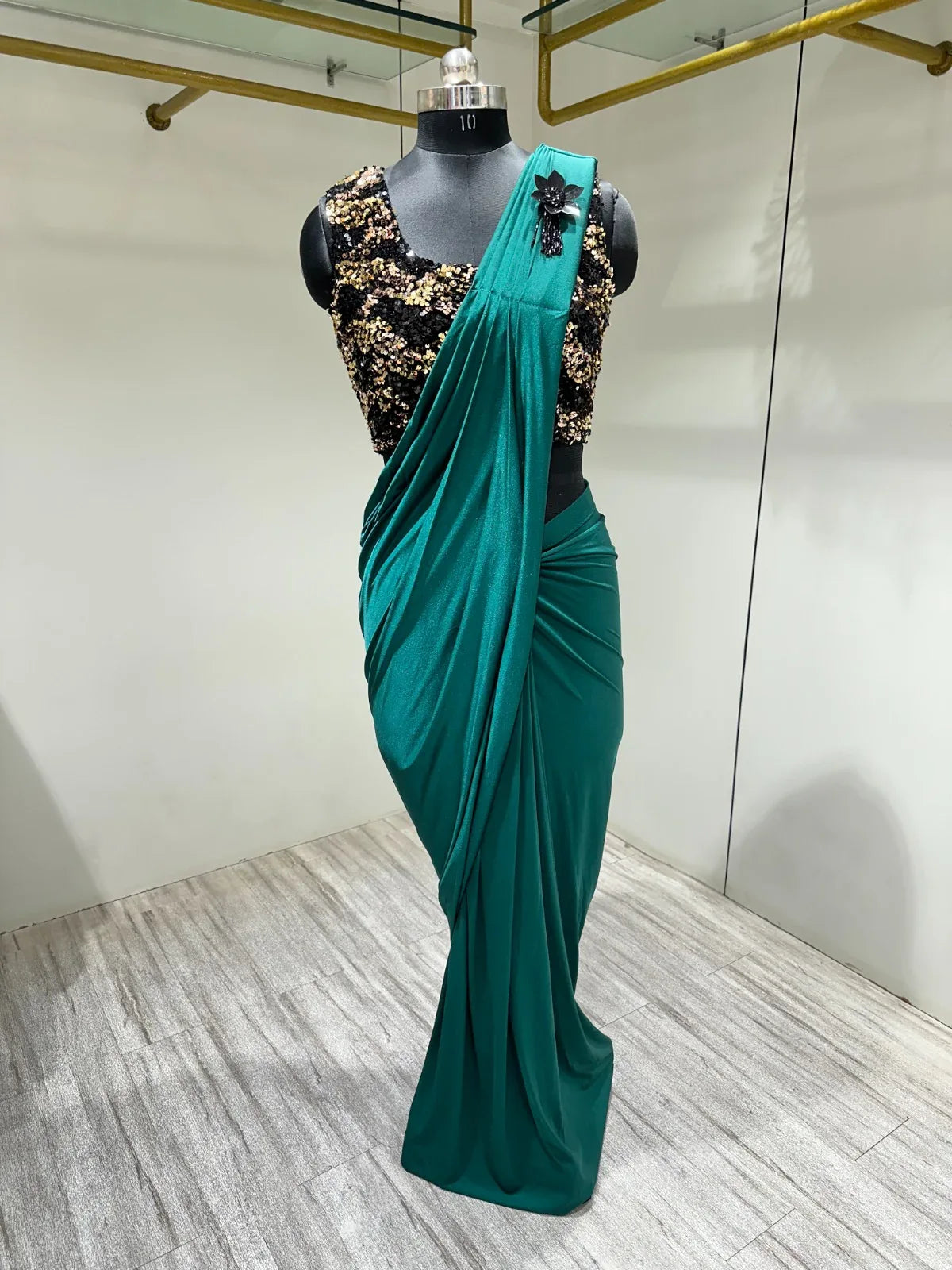 Ready to Wear Saree D.No 10136 - Anant Exports