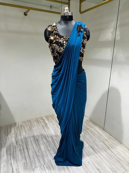 Ready to Wear Saree D.No 10136 - Anant Exports
