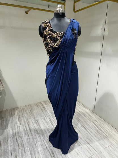 Ready to Wear Saree D.No 10136 - Anant Exports