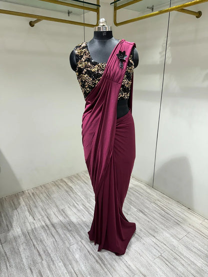 Ready to Wear Saree D.No 10136 - Anant Exports