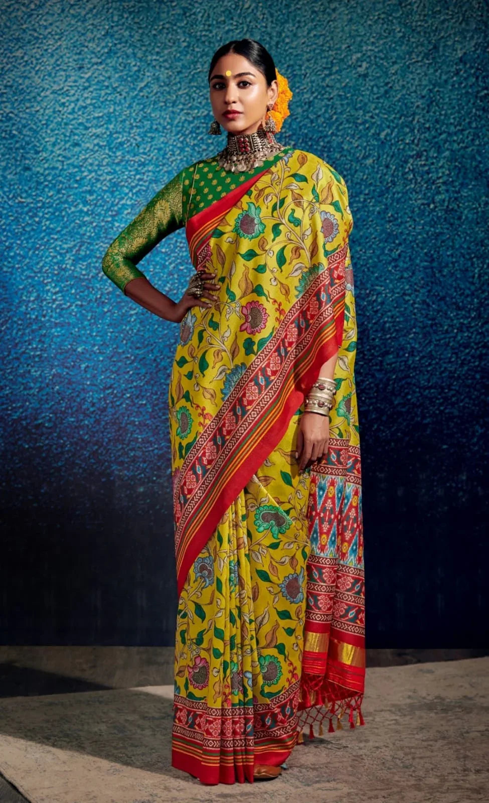 KALAM X PATOLA FANCY SOFT SILK SAREE - Anant Exports
