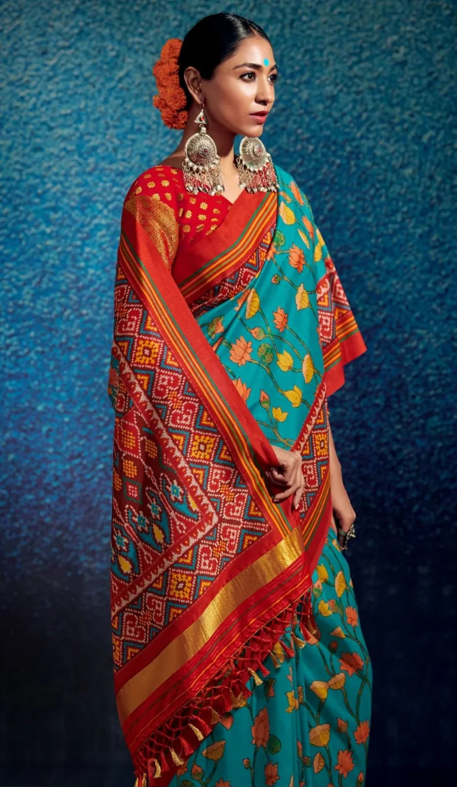 KALAM X PATOLA FANCY SOFT SILK SAREE - Anant Exports