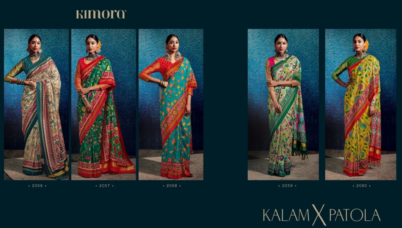 KALAM X PATOLA FANCY SOFT SILK SAREE - Anant Exports
