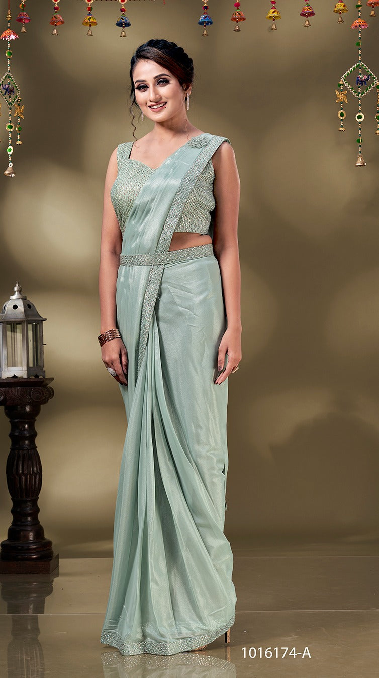 FANCY READYMADE SAREE D.NO 1016174