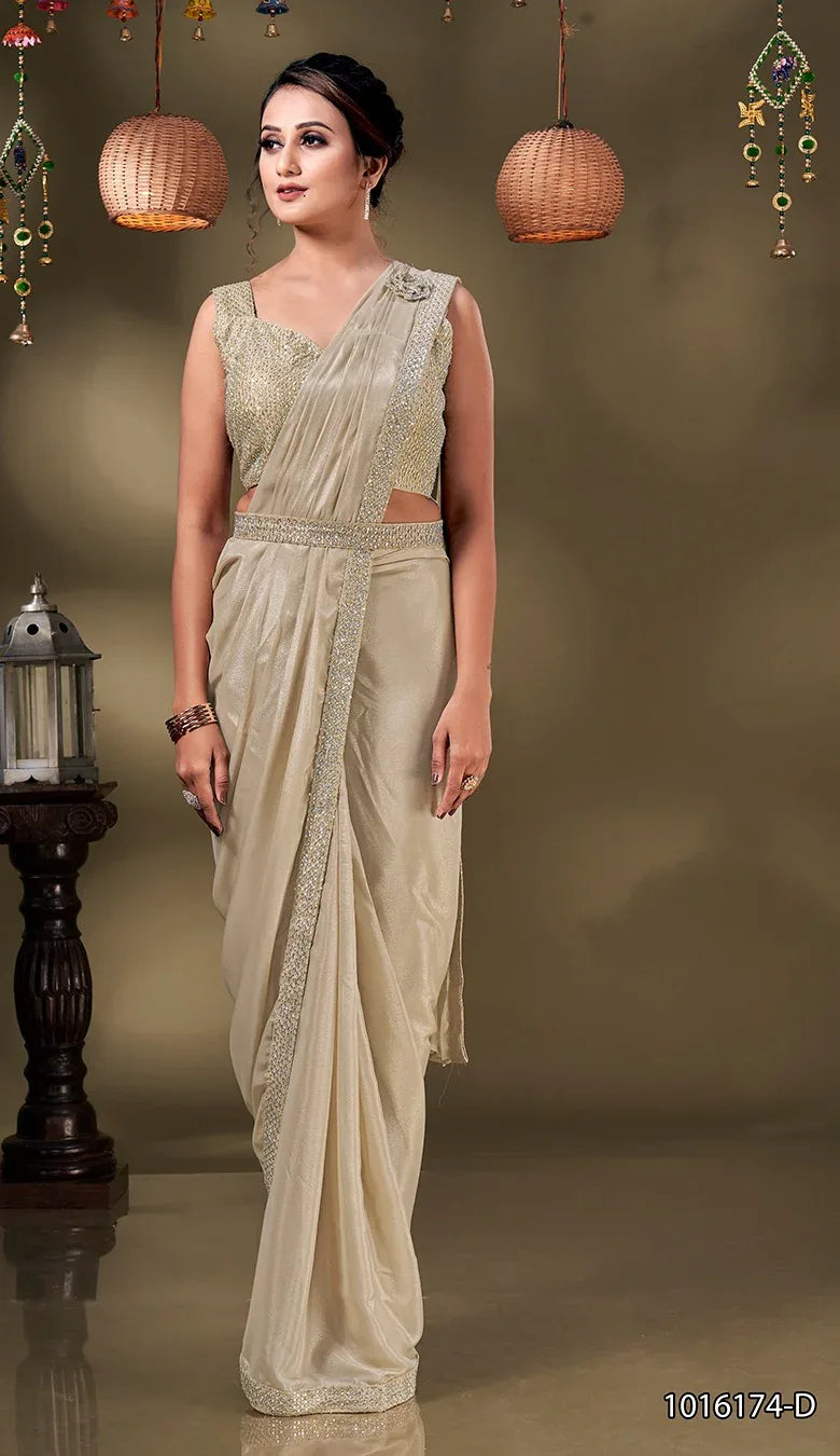 FANCY READYMADE SAREE D.NO 1016174 - Anant Exports