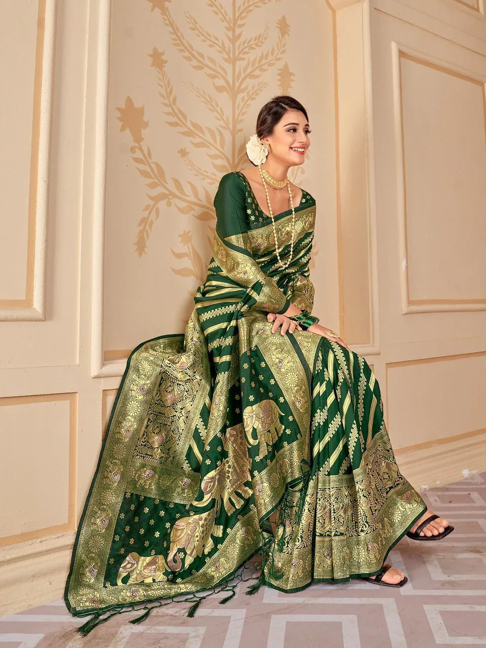 Fancy Wedding Wear Saree - Anant Exports