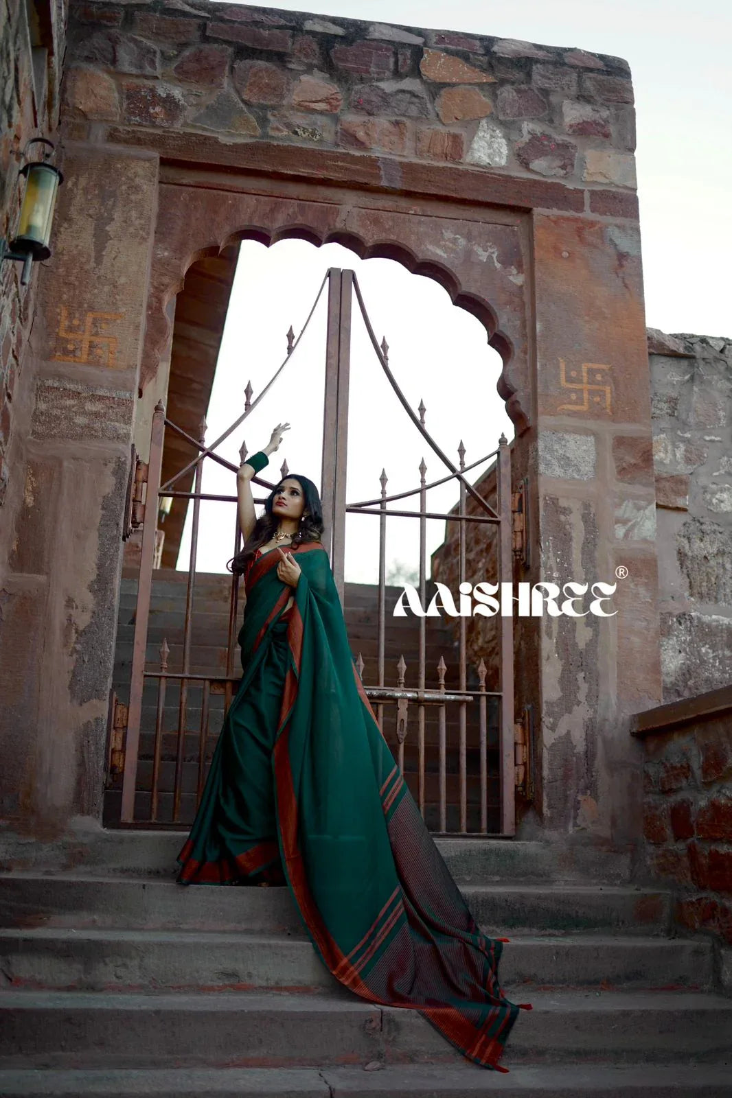 Kaisha Fancy Chiffon Saree - Anant Exports
