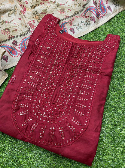 Party Wear Fancy Cotton Silk stunning Suit