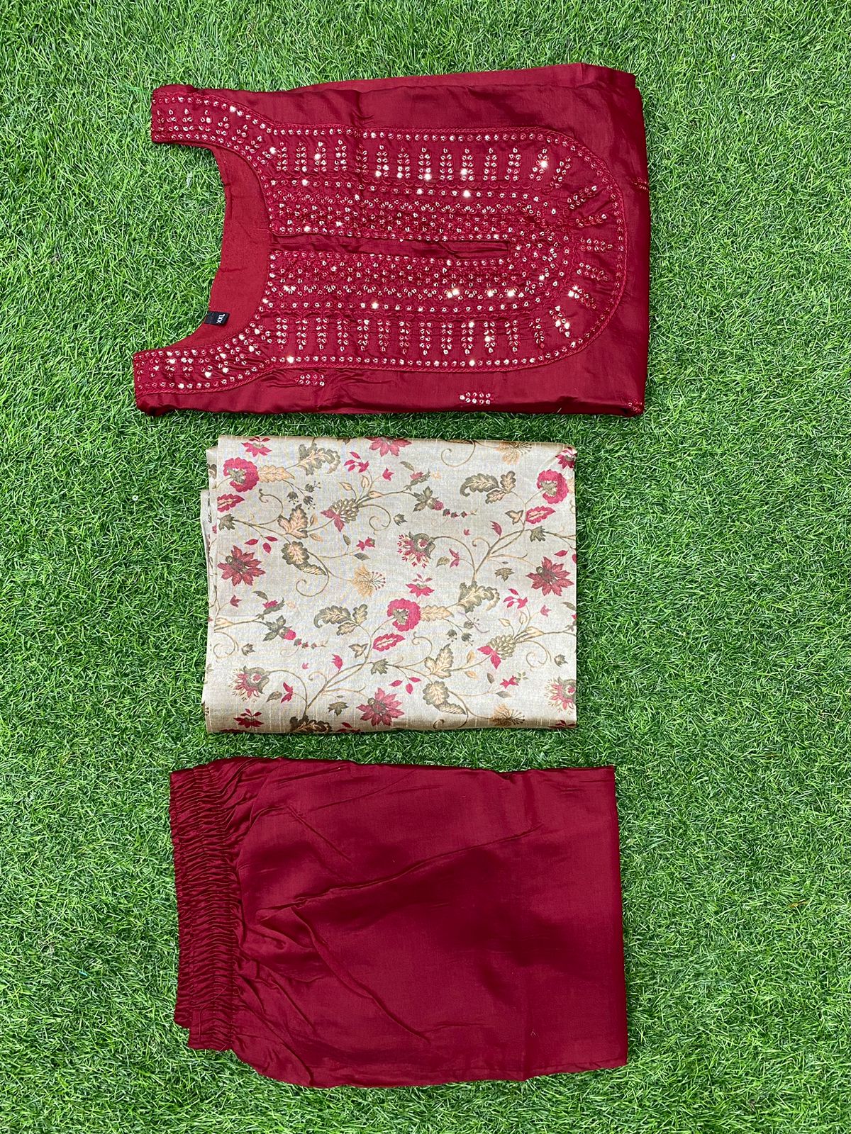 Party Wear Fancy Cotton Silk stunning Suit