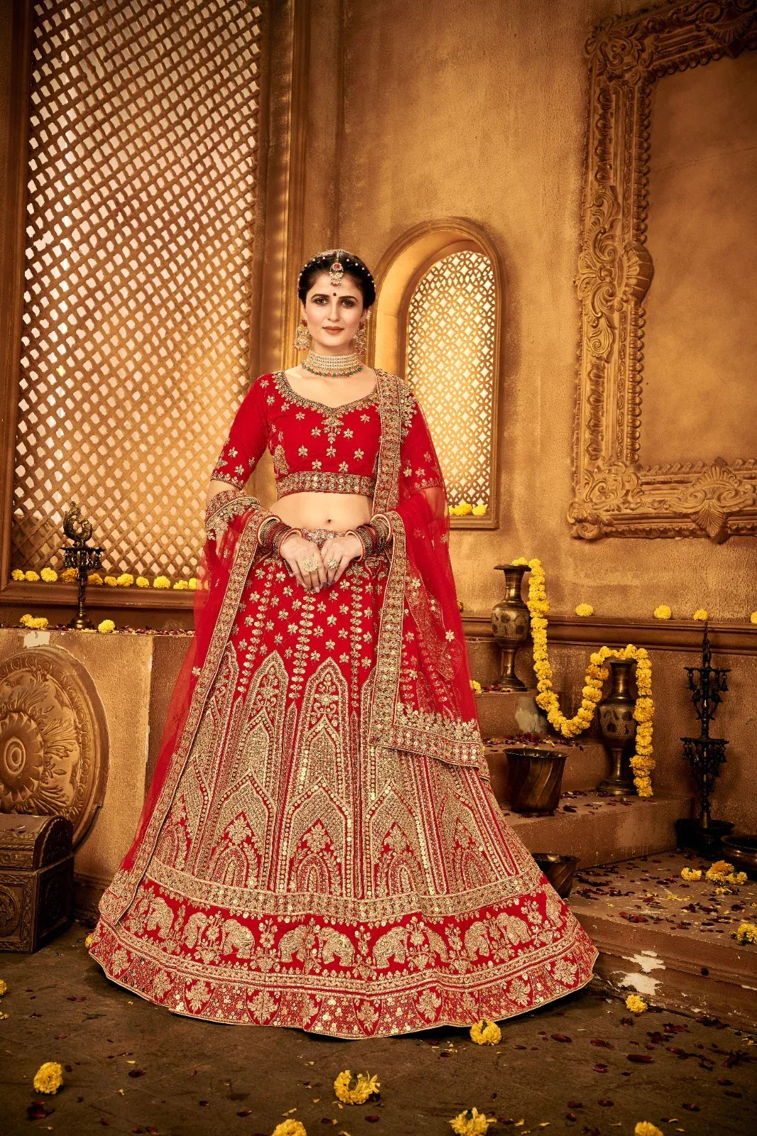 Beautiful Designer Bridal Wear Lehenga Choli - Anant Exports