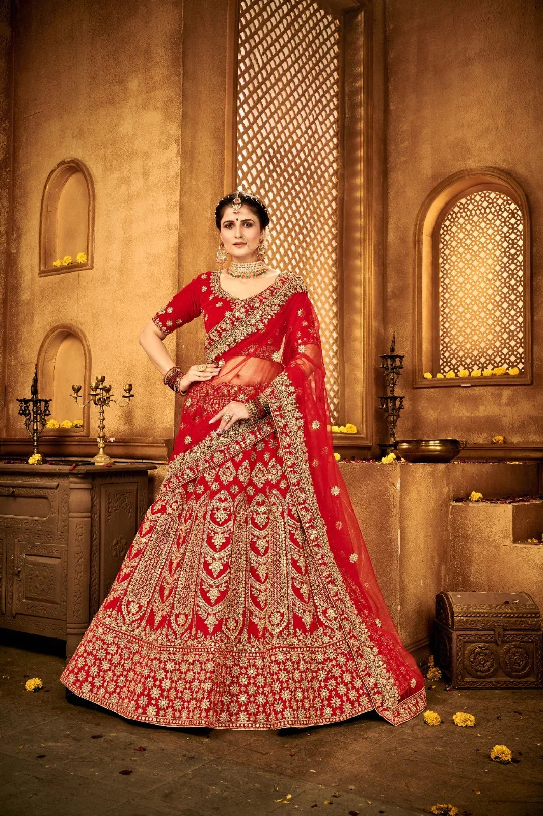 Beautiful Designer Bridal Wear Lehenga Choli - Anant Exports