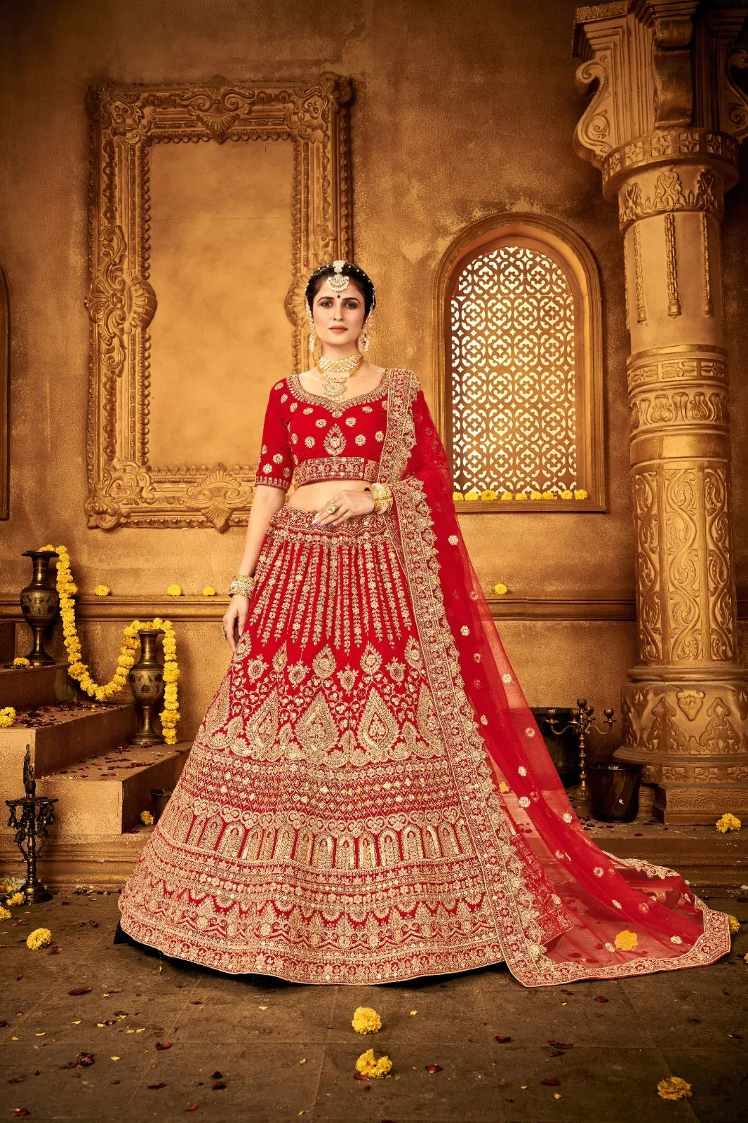 Beautiful Designer Bridal Wear Lehenga Choli - Anant Exports