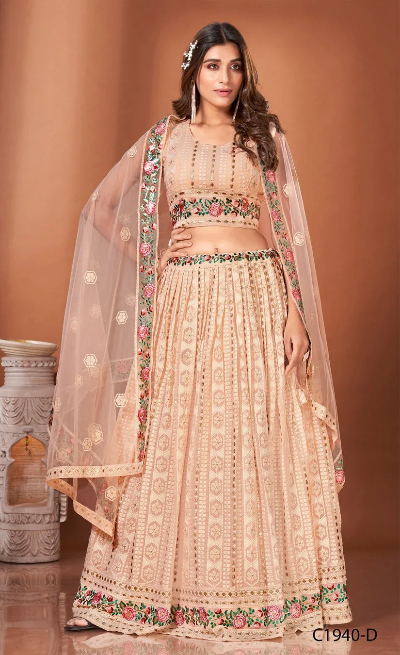 READYMADE CROP TOP LEHENGA D.NO C1940 - Anant Exports