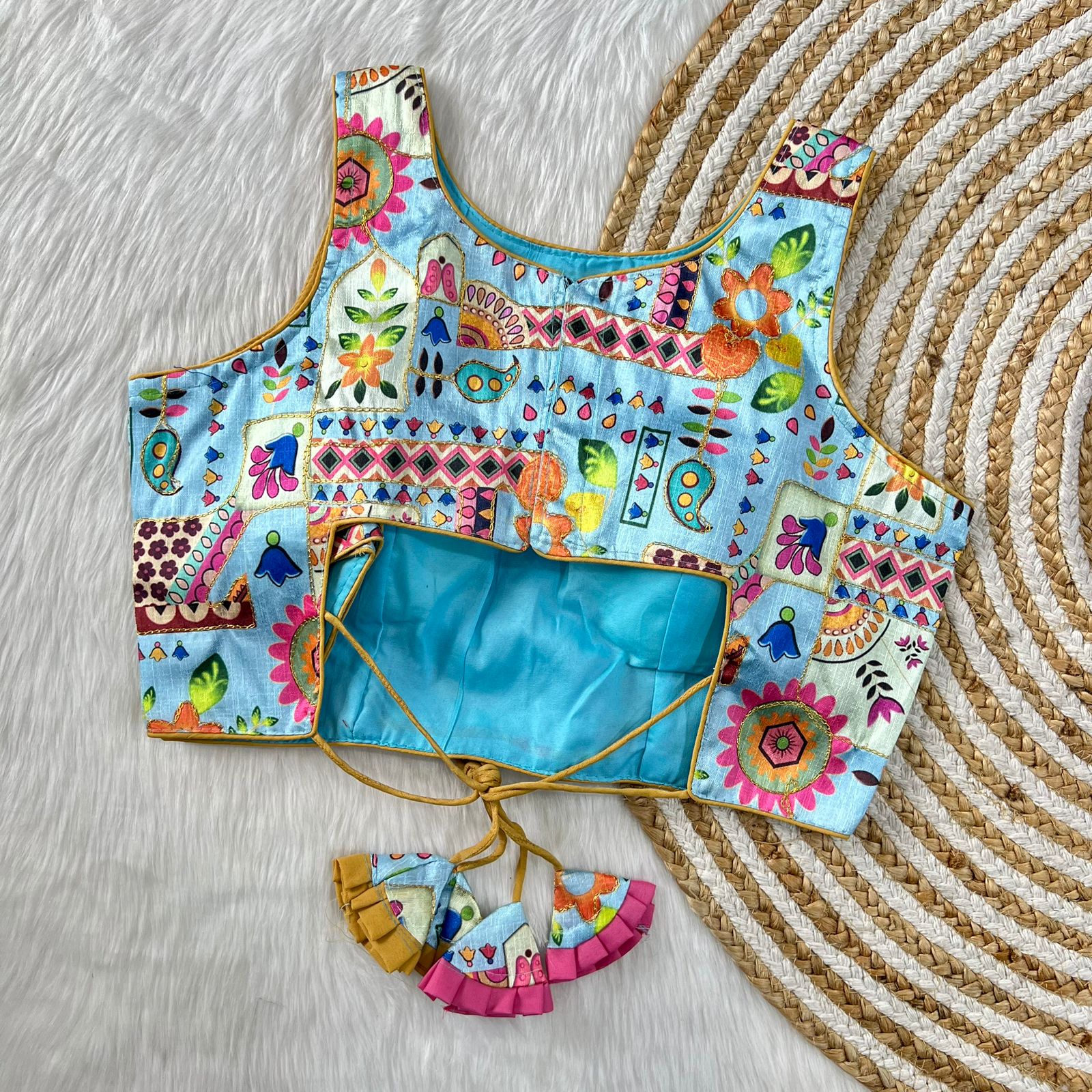 Party Wear Fancy Phantom Silk Blouse