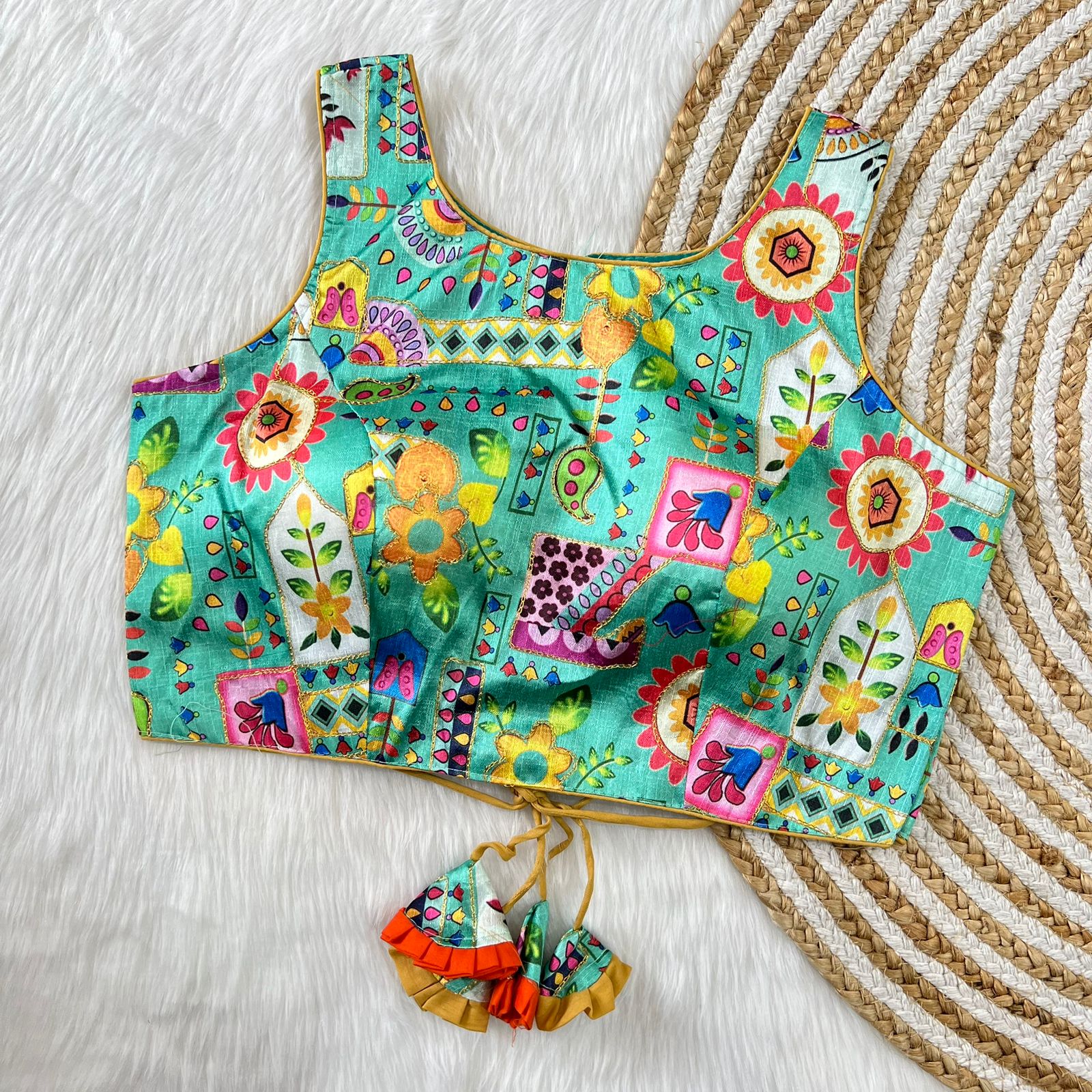 Party Wear Fancy Phantom Silk Blouse