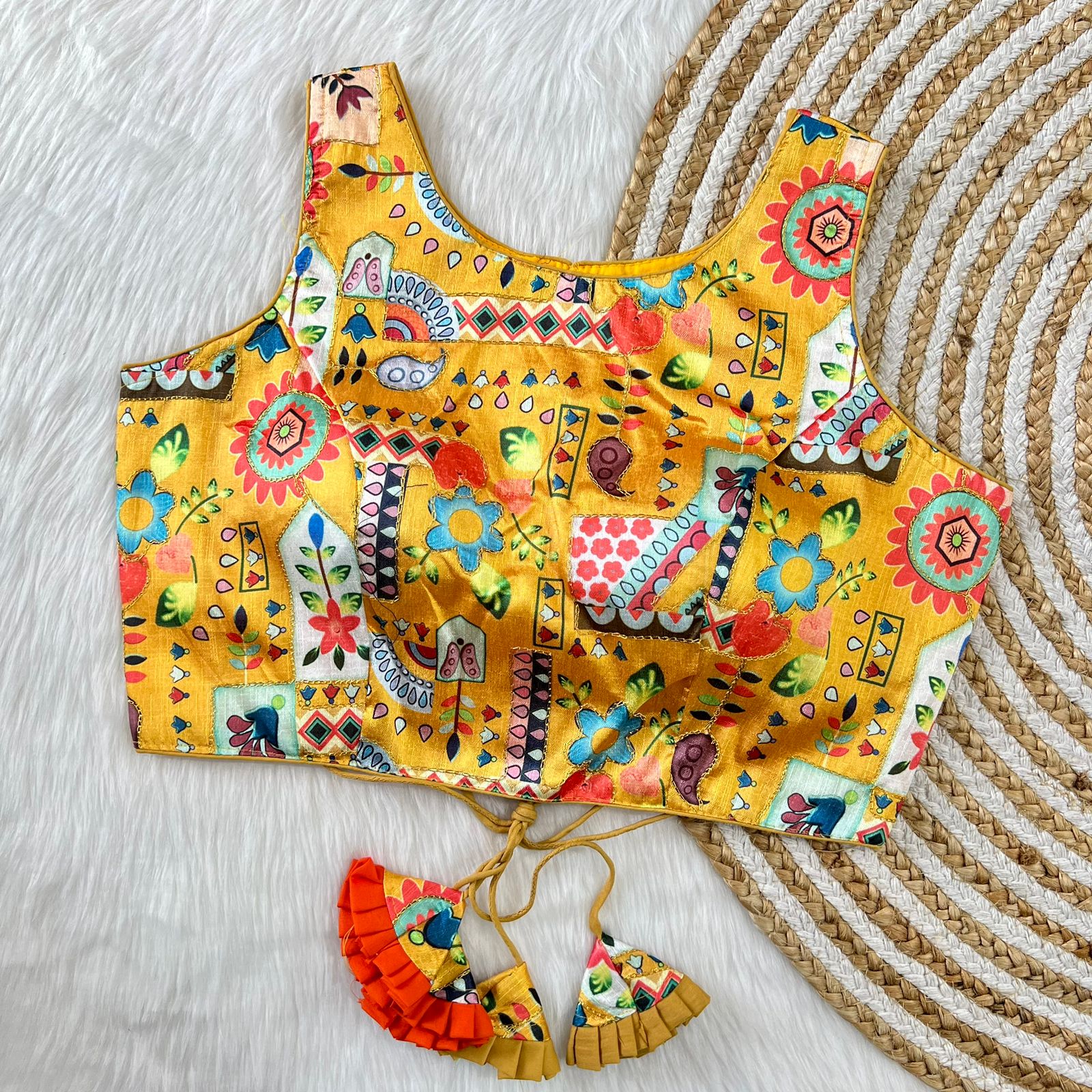 Party Wear Fancy Phantom Silk Blouse