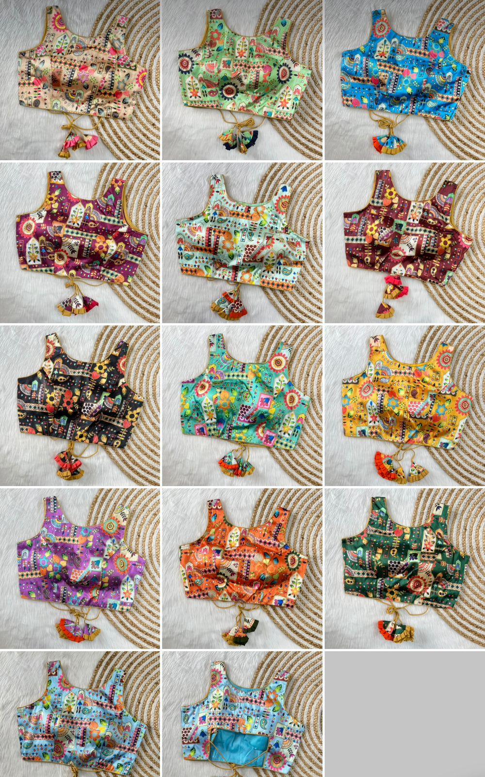 Party Wear Fancy Phantom Silk Blouse - Anant Exports