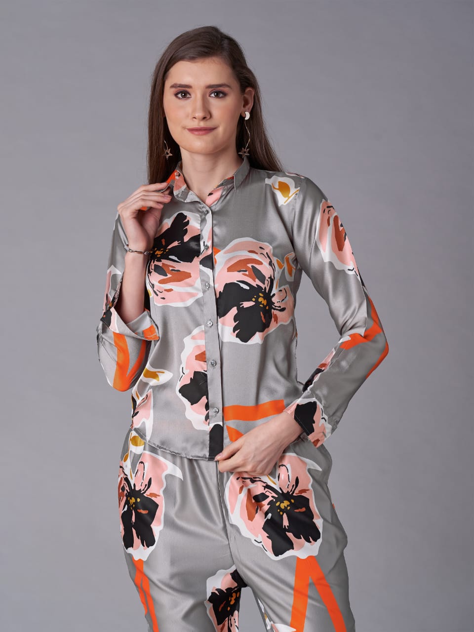 Women's Fancy Western Night Suit