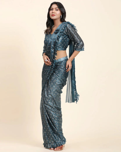 FANCY READYMADE SAREE D.NO 101012 