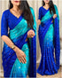 Party Wear Moss Silk Padding Saree - Anant Exports