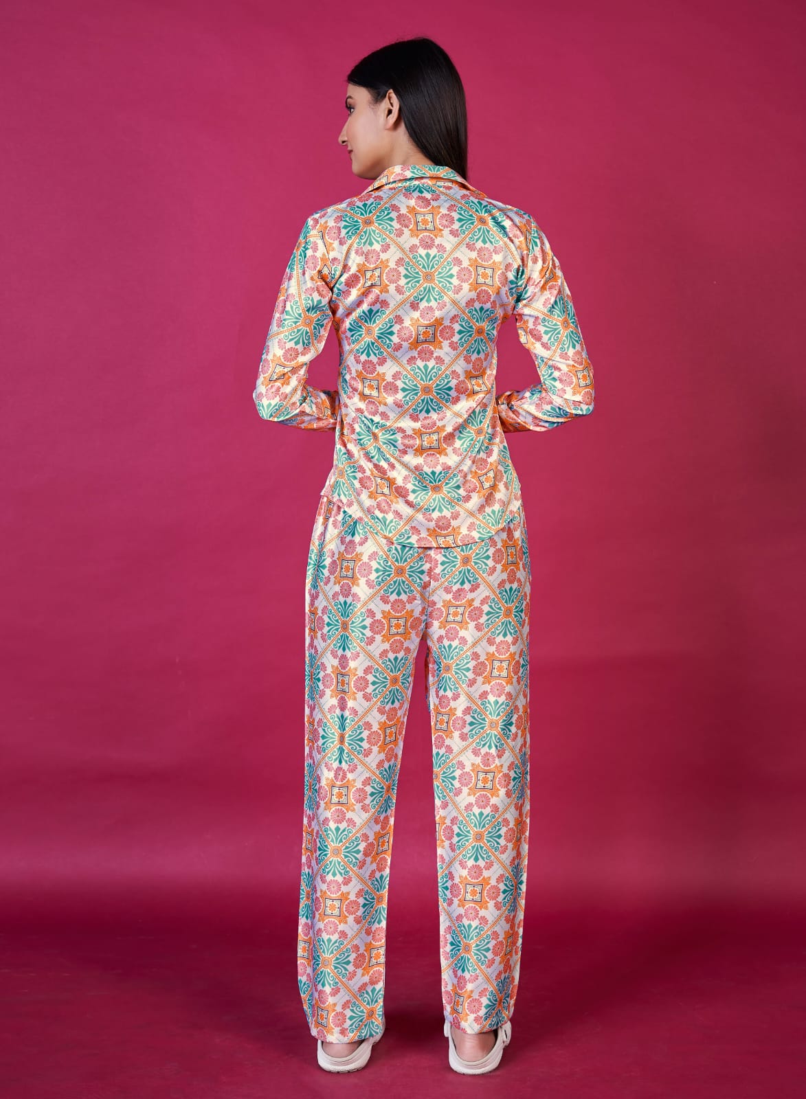 Women's Fancy Western Night Suit