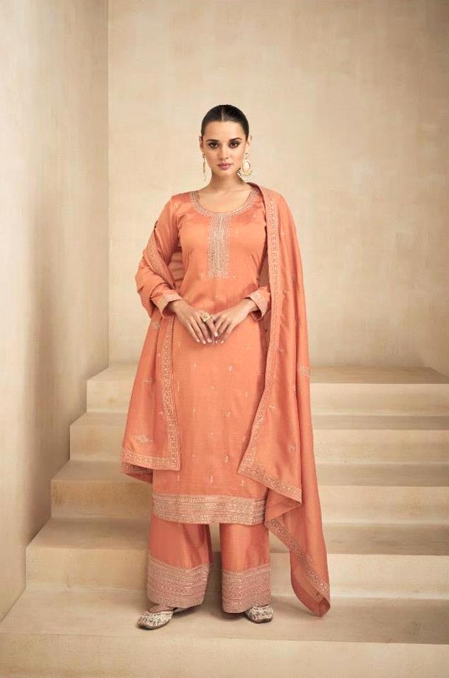 AASHIRWAD NEEDLE PREMIUM SILK SALWAR SUIT D.NO 9559