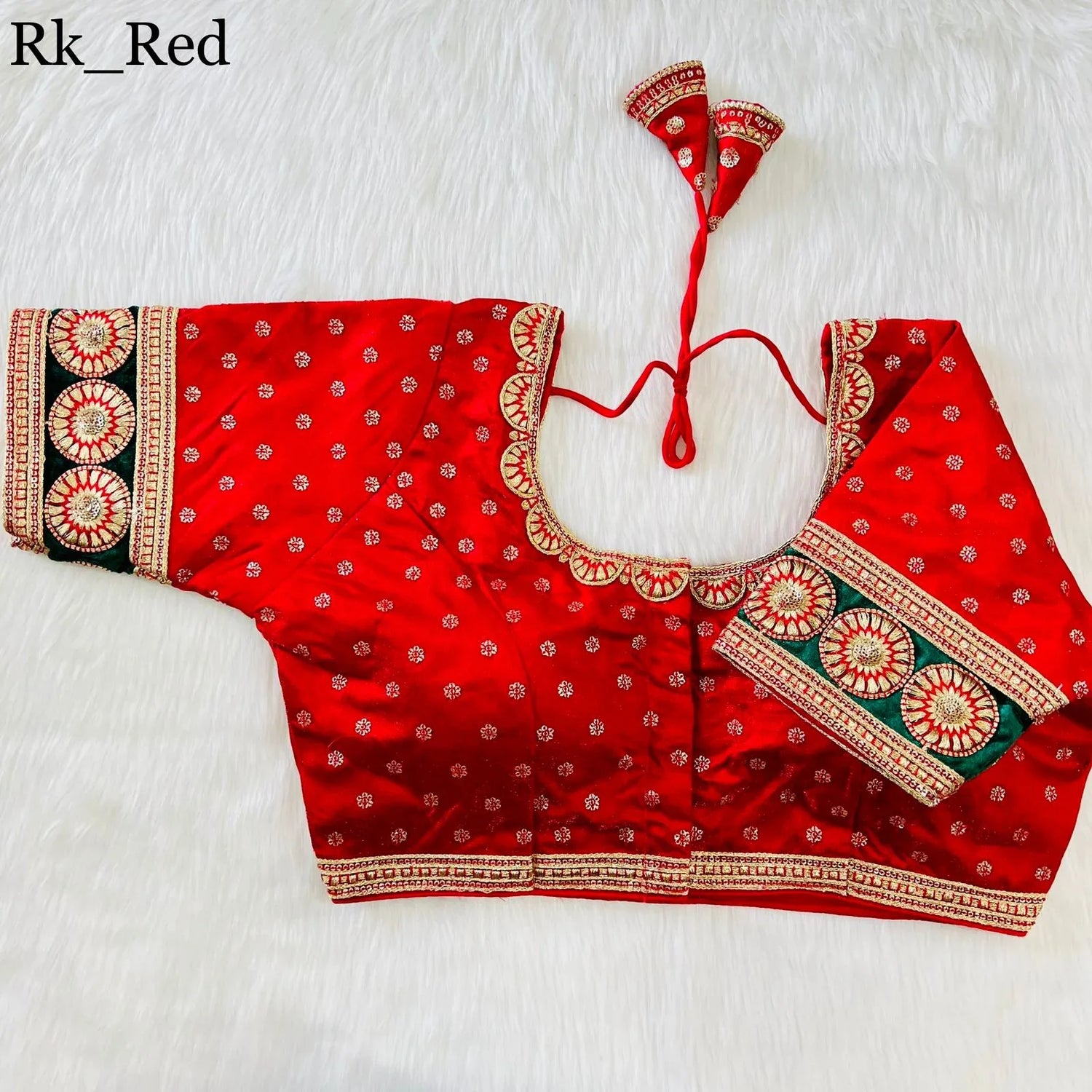 New Heavy Emboss Work Blouse - Anant Exports