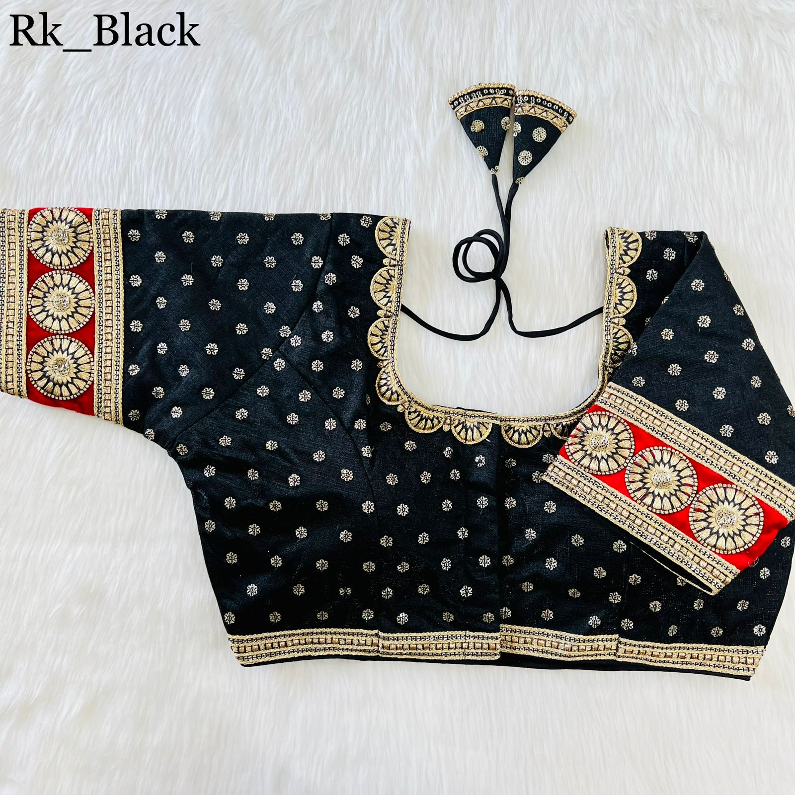 New Heavy Emboss Work Blouse