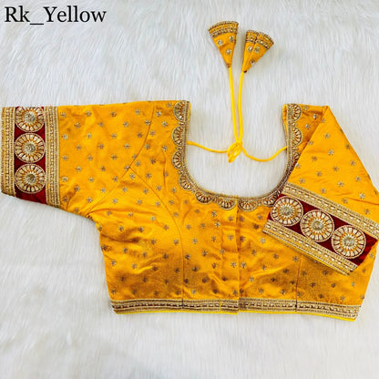 New Heavy Emboss Work Blouse - Anant Exports