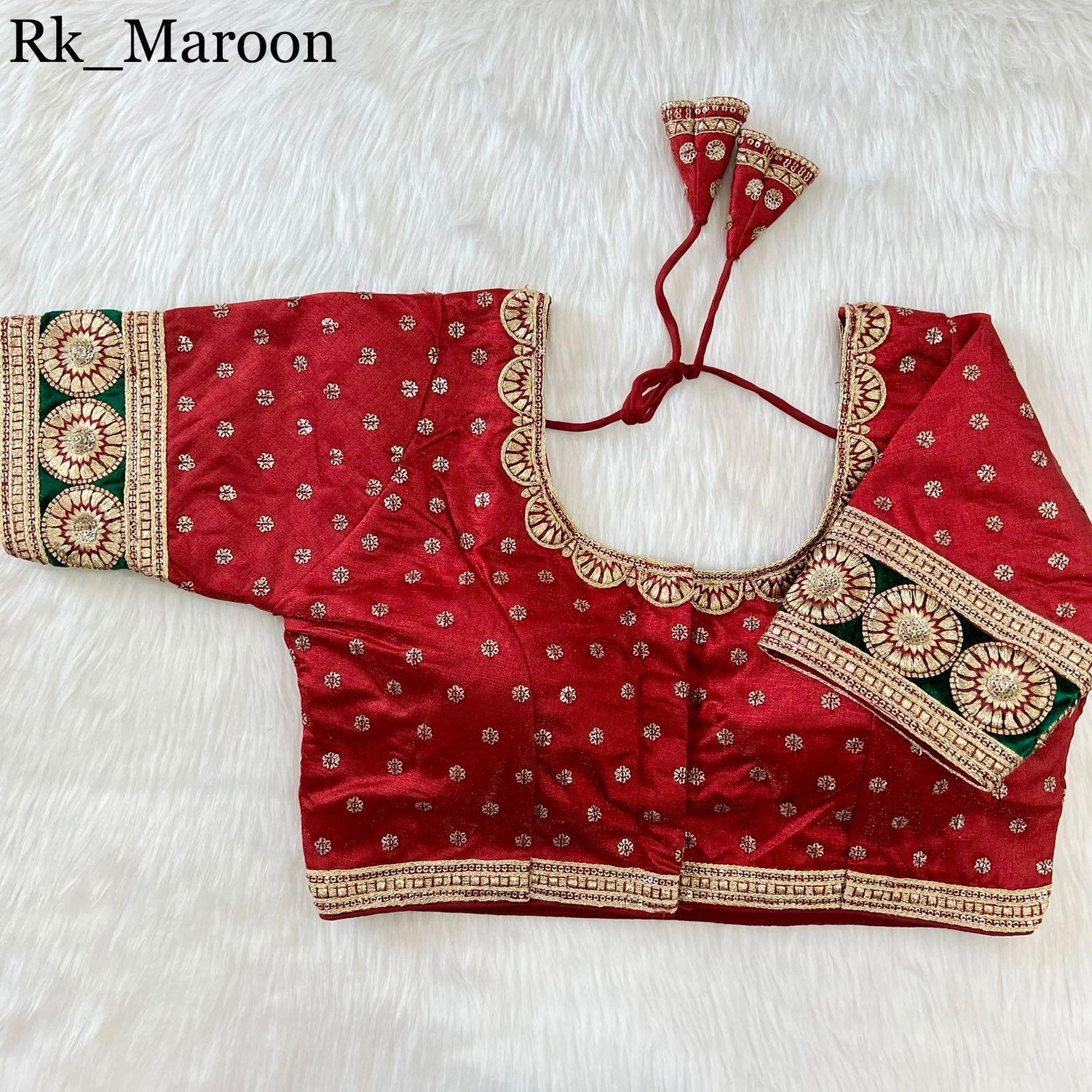 New Heavy Emboss Work Blouse - Anant Exports