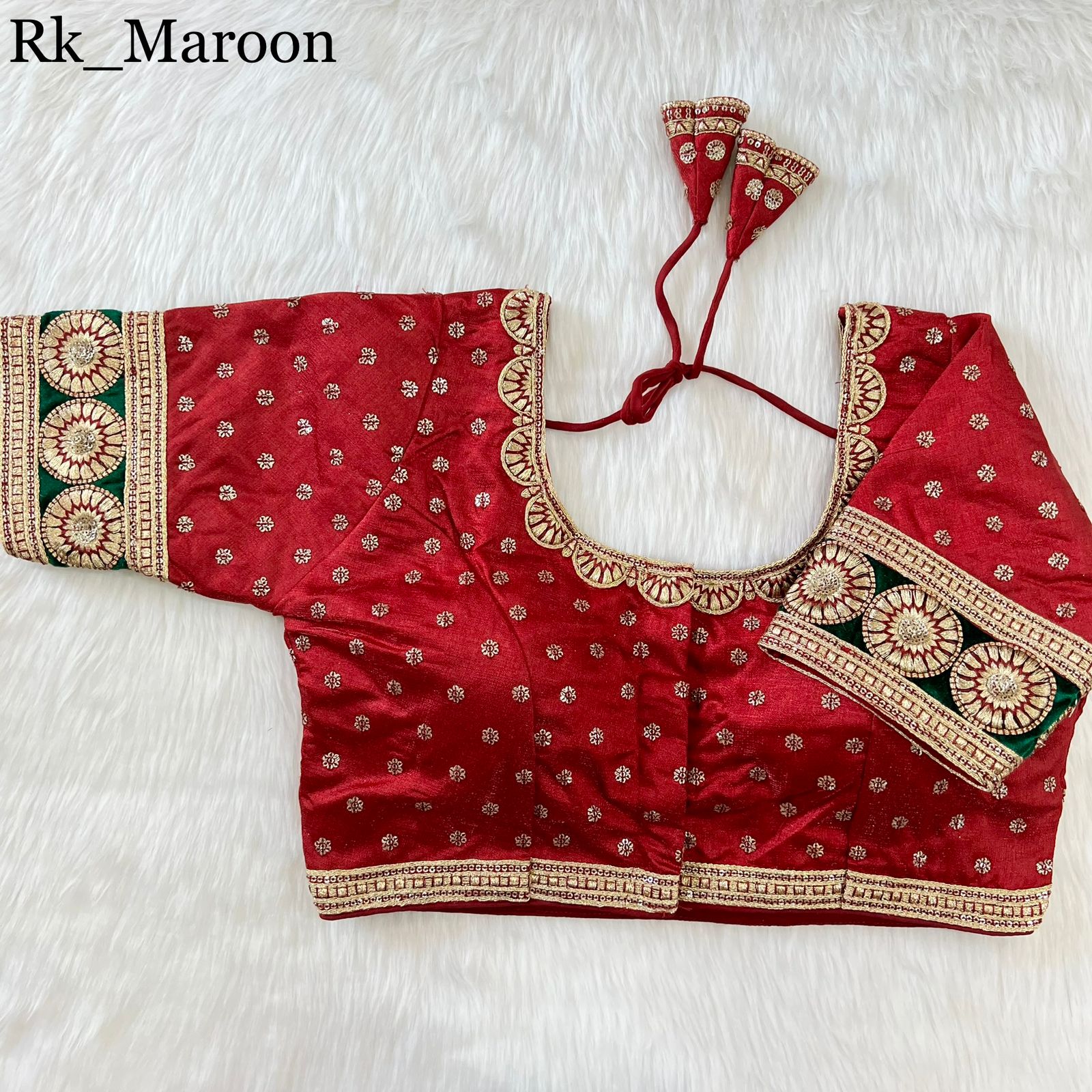 New Heavy Emboss Work Blouse